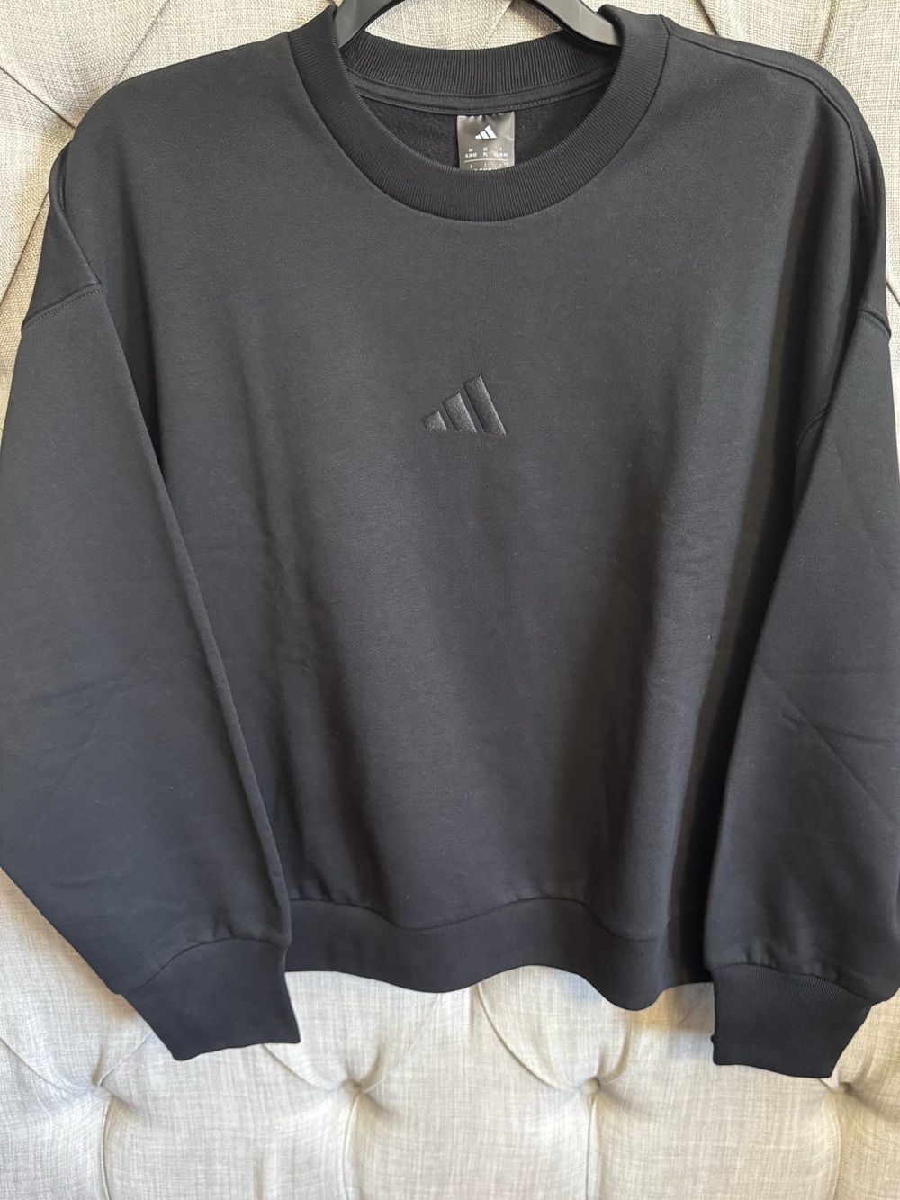 Adidas Women’s Black Crewneck Sweatshirt